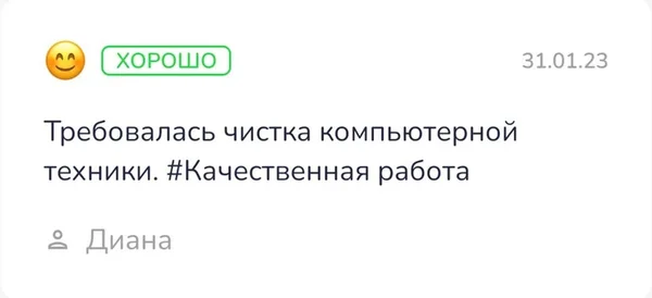 Скриншот реального отзыва клиента Диана о разработке сайта веб-студией RC-WEB.KZ на платформе Naimi.kz — оценка 5.0 из 5